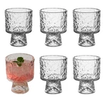 Opexscal 8OZ Hammered Glass Trifle Bowl Set Of 6, Dessert Cups Serving New. Price: $37.34.