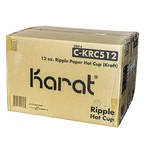 Karat CKRC512 Oz Paper Ripple Hot Cups - Kraft/white (500/CT) New. Price: $65.72.