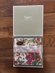 Caspari Cocktail Beverage Napkins Holly Chintz White - Set Of 2 New With Box. Price: $18.99.