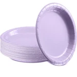 Amcrate Disposable Paper Lavender, 7 Inch Dessert Plates, Strong... New. Price: $19.86.