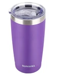 Sunwill Travel Coffee Tumbler 20 Oz, Ounces, Powder Coated Purple New. Price: $23.38.
