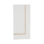 Saro Lifestyle Embroidered Line Design Napkin (set Of 4), 20"X20", Champagne New. Price: $33.99.