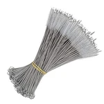 Drinking BRUSH50 Pack 90" X 8 Mm Cleaner For Stainless Steel Straws New. Price: $28.56.