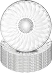Set Of 12 Crystal Glass Salad Plate, 8 Inch Round Clear Dessert Plates Restau... New. Price: $44.99.