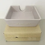 Le Creuset Signature Cocktail Napkin Holder Tray Shallot 6" 15CM - New Box. Price: $59.99.