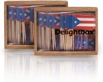 Delightbox 2 Boxes Mini Toothpick Flags (puerto Rico) New. Price: $12.98.
