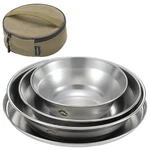 Campingmoon Tableware Set Stainless Steel Plates Bowl Stackab... New. Price: $38.00.