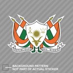 Nigerien Coat Of Arms Sticker Decal Vinyl Flag Ner New. Price: $8.96.