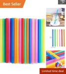 Colorful Wide Mouth Jumbo Straws - 100 Disposable Options For Every Occasion New. Price: $19.99.