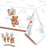 Caisehabu 3 Pieces Teddy Bear Baby 108" X 54" (rectangular), White Brown Blue New. Price: $11.94.