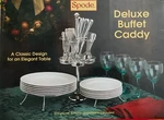 Spode Deluxe Buffett Caddy Chrome Plated Stainless Steel Open. Price: $99.99.