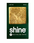 New Shine 6-SHEET Pack King Size Rolling Paper Karat Gold. Price: $37.99.