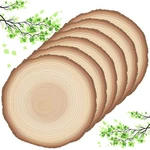 50 Pack Disposable Slice Placemats Bulk 13 Inch Round Rustic Brown Woode... New. Price: $24.89.