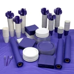 Mega Bulk 1973 Pc. Purple & White Disposable Tableware Kit For 240 Guests New. Price: $344.74.