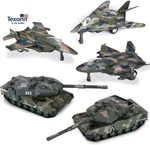 5 Pack Die Cast Fighter Jet Tank Toy, Pull Back Army Toys Vehicle Set, Camouflag New. Price: $47.78.