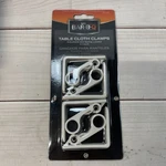Mr. Bar-b-q Spring Loaded Adjustable Cloth Clamps New. Price: $10.40.
