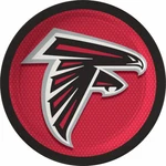 New Sealed Package Of 18 Nfl Atlanta Falcons 9-INCH Dinner Plates Free Shipping. Price: $9.99.