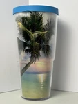 Tervis Sunset Paradise Made Usa Double Walled Insulated Tumbler Classic 24OZ Used. Price: $18.00.