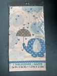 Umbrellaphants Baby Boy Shower Party Plastic Tablecloth Unique 2013 Nos Cute! New. Price: $7.99.