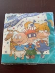 Rugrats Birthday Napkins 1990SCARLTON American Greeting Usa New Unopened Vintage. Price: $9.00.