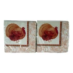 2 Thanksgiving Napkins American Greetings 16 Ct 3-PLY Provincial Turkey 13X13 New. Price: $16.90.