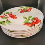 Set Of 6 Royal Norfolk Greenbrier Fall Harvest Juicy Fruit Cherry Plates 10 In Used. Price: $35.00.