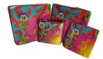 Amscan Caliente Paper Lot 18- 7" & 10.25" Square Plates 36-12 7/8" Napkins Open. Price: $17.56.
