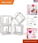 Baby Boxes With Letters For Shower Gender Reveal Birthday Wedding Decora... New. Price: $24.14.