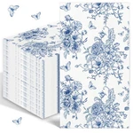 100PCS Blue Floral Napkins Disposable Hand 14.825 X 14.345 Inches, New. Price: $23.31.