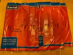 Lot Of New Plastic Table Covers Red Rectangle Size 54X108 Inches. Price: $10.00.