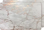 Rose Gold Marble Rectangle Cork Heat Resistant Placemats, Non-slip, New. Price: $28.72.