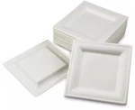 Disposable Bagasse Plates 6" 8" Square Eco Friendly Compostable Party Pack 50 New. Price: $20.08.