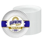 Supreme Select 300 Disposable 9 White Paper Plates Uncoated For Parties And Bbqs New. Price: $29.20.