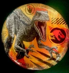 Jurassic World Unique Birthday Party 5/8 Large Plates Cake 8CT. New. Price: $12.00.