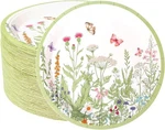 100PCS Floral Paper Plates 9 Wildflower Party Inch, Vintage New. Price: $31.70.