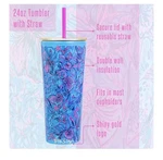 Lilly Pulitzer Double Wall Tumbler With Lid And Reusable Straw, Shells Bells New. Price: $45.00.