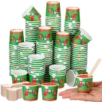Teenyyou 400 Pcs Cups Capacity: 2 Ounces; Spoon: Approx. 0.37 Inch, Green New. Price: $36.22.