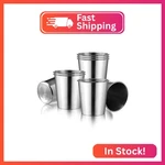 Tosnail 8 Pack Oz Stainless Steel Cups, Small Metal Unbreakable Drinking New. Price: $22.43.