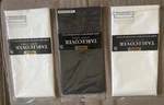 3 Plastic Amscan Table Cloths 54 X108 Two White, One Black New. Price: $12.00.