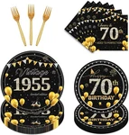 Refavor 70TH Birthday Decorations Men, 96PCS Years Old Plates And... New. Price: $25.76.