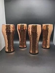Members Mark Double Walled Cups 24OZ Hammered Copper Finish Pilsner Pack Used. Price: $57.00.