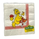 Sesame Street Big Bird (16) Luncheon Napkins Balloons Bike Designware 1977 New. Price: $6.86.