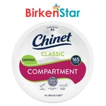 Chinet Classic Compartment Paper Plate, 10.38", 165 Count New. Price: $35.14.
