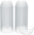 R-kay 6 Oz Clear Plastic Small Bowls 50 Pack Disposable Heavy Duty Dessert New. Price: $15.14.