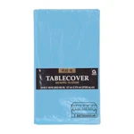 Amscan Disposable Light Blue Rectangle Plastic Table Cover 54" X 108" New. Price: $6.99.