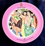 New Royal Hawaiian Hotel 75TH Anniversary Rose Plates 12" (gals) Eugene Savage. Price: $120.00.