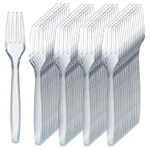 Prestee 300 Count Disposable Plastic Forks Heavy Duty Silverware Bulk Set C... New. Price: $31.74.