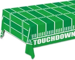 Football Plastic Vinyl Table Cover 54" X 108" By Festive Voice New. Price: $5.00.