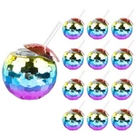 Zhuruinin 20OZ Disco Ball Cups With Lids & Reusable Straws - Party Perfect! New. Price: $84.18.