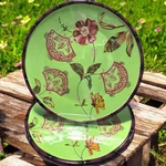 Tracy Porter The Thalia Collection Hand Painted Floral 8.75" Plates Set Of 2 Nwt New. Price: $24.99.